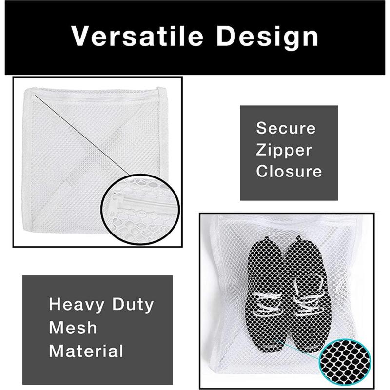 Breathable Mesh Laundry Bag, 1 Count Durable Shoes Washing Bag, Laundry Tools & Accessories for Washing Machine