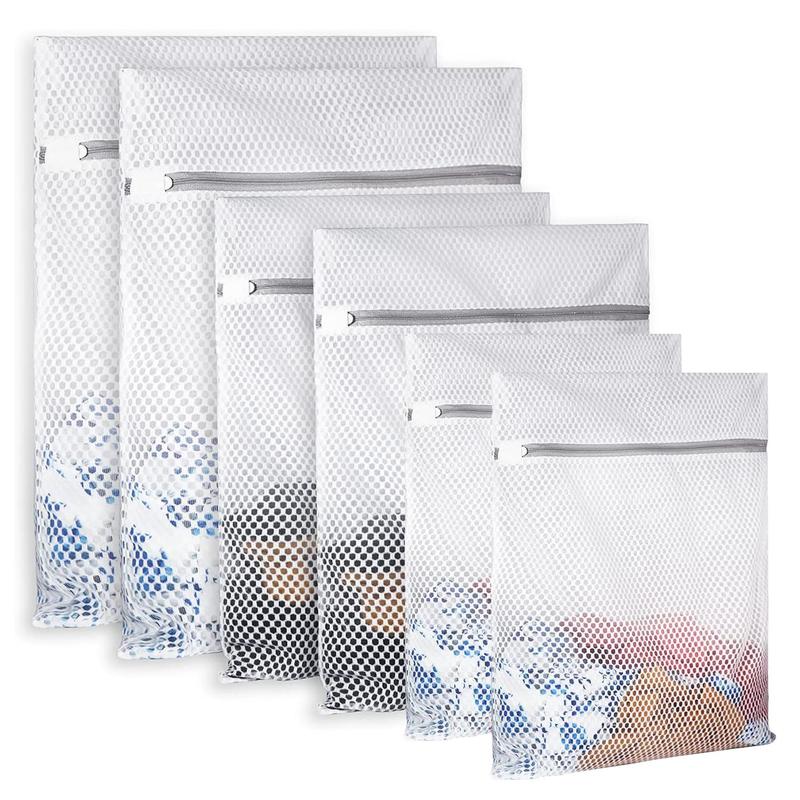 Laundry Mesh Bag, 6pcs set Durable Laundry Washing Bag, Washable Laundry Bag, Household Laundry Bag for Clothes, Underwear, Socks, Towels