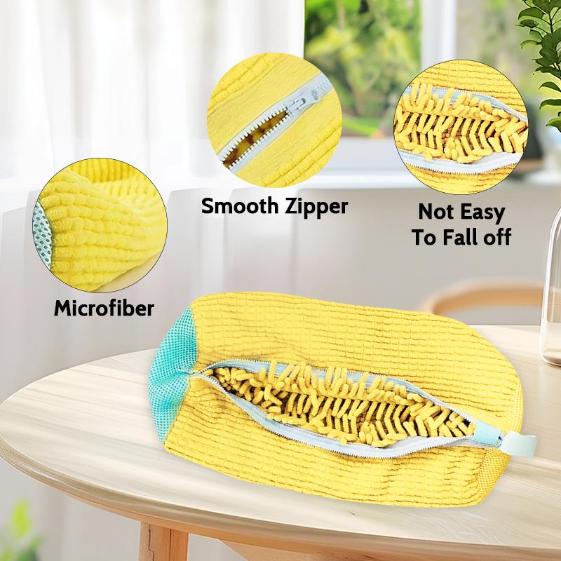 Laundry Shoe Bag Shoe Washing Machine Bag Reusable Shoe Bag Washing Machine for All Shoe Types Large Size Yellow