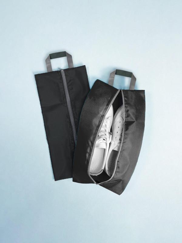 Foldable Zipper Shoe Bag, Waterproof Shoe Storage Bag, 1 Count Dust-proof Shoe Cover Bag for Outdoor Travel