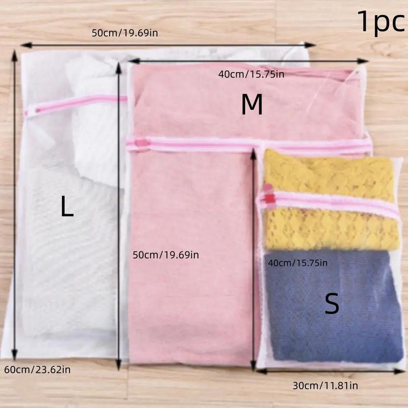 Washing Machine Underwear Fine Mesh Laundry Bag, 1 Count Mesh Laundry Bag for Delicates, Wash Bag for Underwear & Lingerie, Home Gadgets, Makeup Organizer Bag