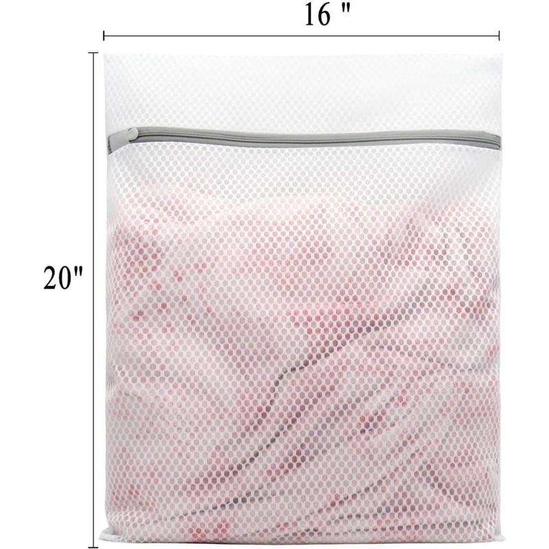 3Pcs Durable Honeycomb Mesh Laundry Bags for Delicates 16 x 20 Inches (3 Large)(Creative Life Pavilion) Accessories