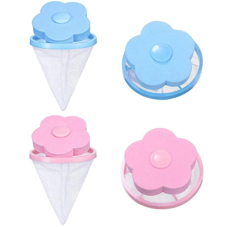 2 Pcs Floating Pet Fur Catcher Laundry Lint Remover for Washing Machine - Accessories