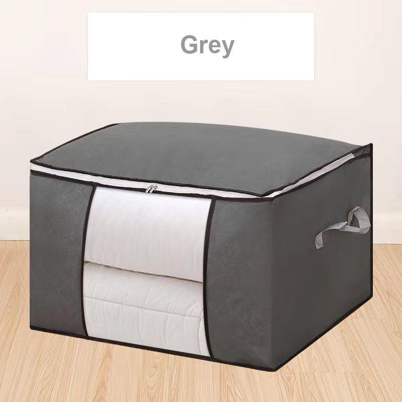 90L Ultra-Large Foldable Storage Bag with Reinforced Handle - Effortlessly Organize Bedroom & Closet, Perfect for Comforters, Blankets, Bedding, and Sweaters