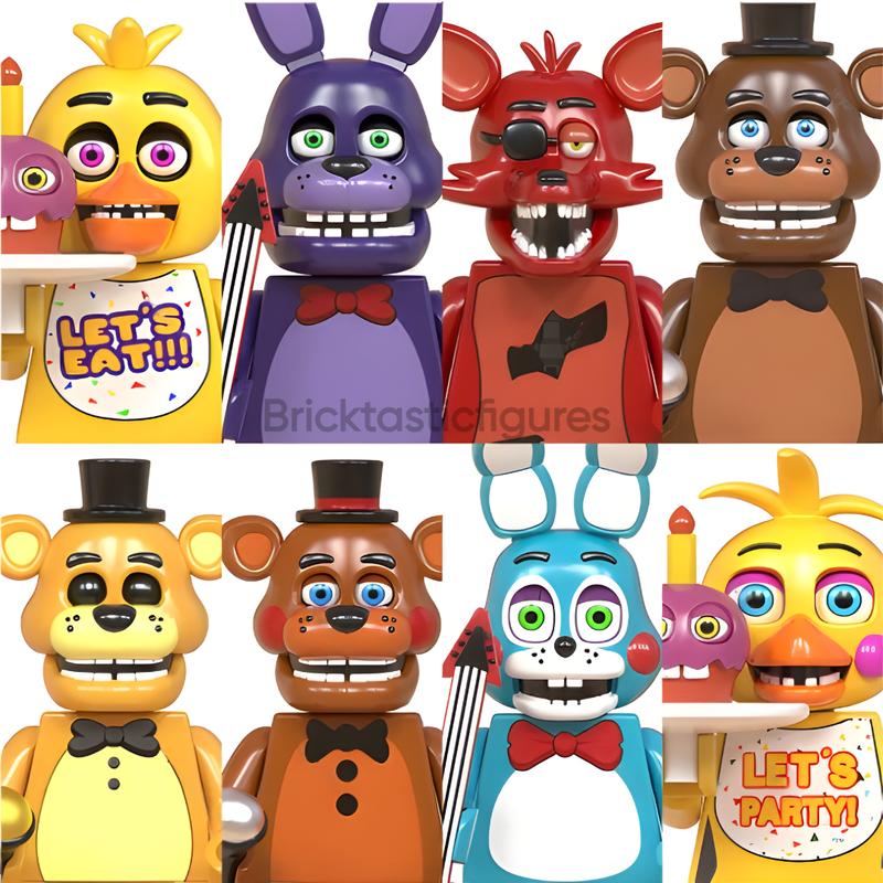 Custom Five Nights Figures, Halloween Horror Game, Stocking Stuffers, Birthday Gift, Cake Toppers