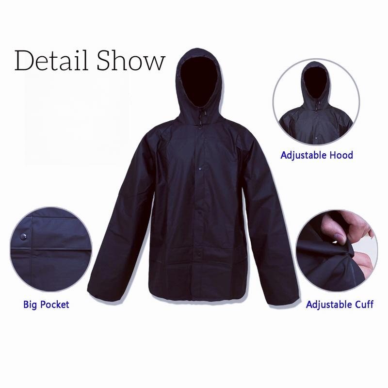 Rain Suits for Men Waterproof Rain Jacket Coat Pants Heavy Duty Women Fishing Rain Gear Workwear