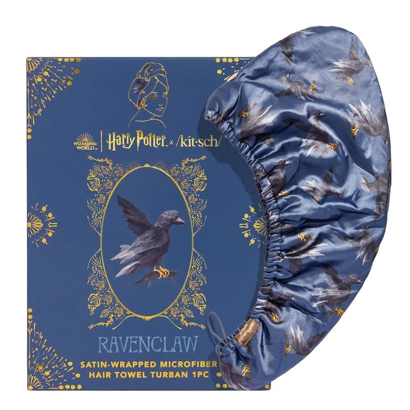 Harry Potter x Kitsch Satin-Wrapped Hair Towel - Ravenclaw