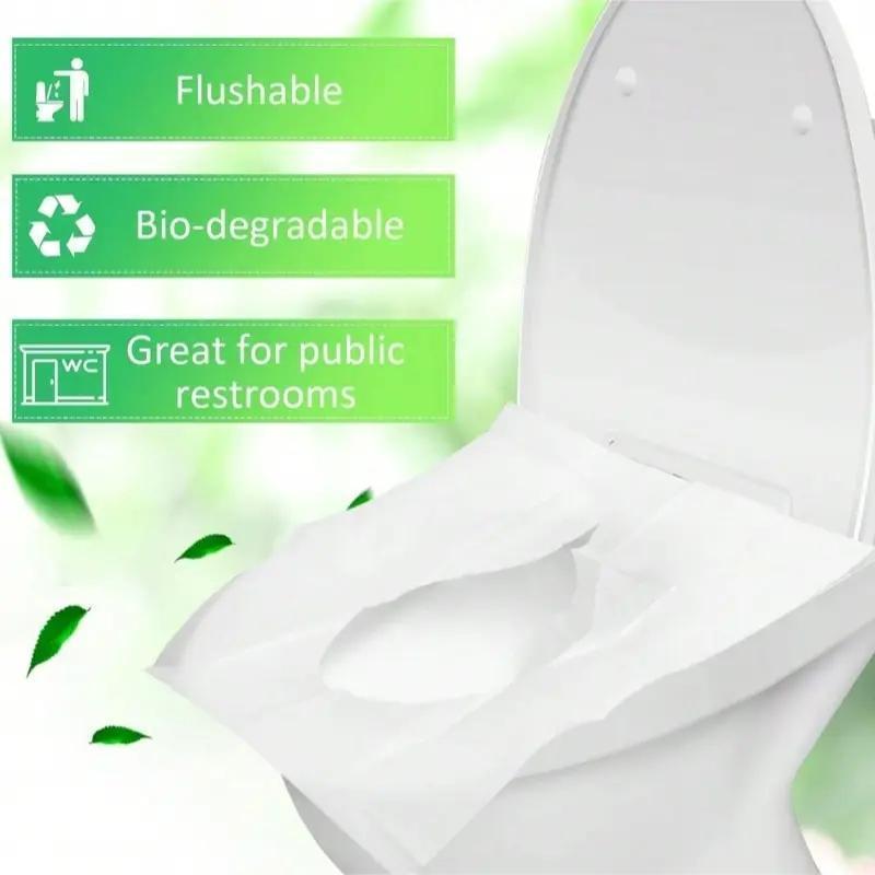 Disposable Toilet Seat Cover, 30pcs set Portable Disposable Toilet Seat Cover, Bathroom Supplies for Home and Hotel, Easy to Use Product