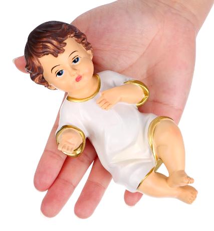 1PC Christmas Nativity Jesus Holiday Gifts Crafts Christian Holy Baby Child Catholic Figures Jesu Statuette Baby Figurine