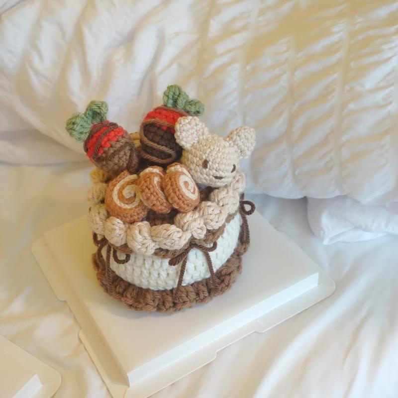 Crochet Birthday Cake