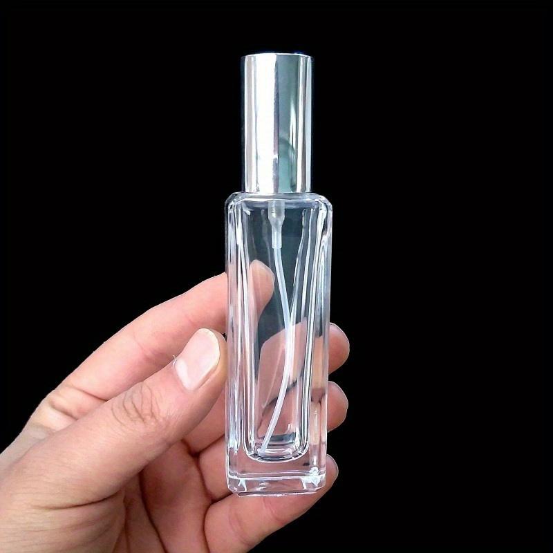 5pcs set Mini Refillable Glass Spray Bottle Set, 3 Accessories, Including Funnel, Water Drip, Pump, Perfume Fine Atomizer