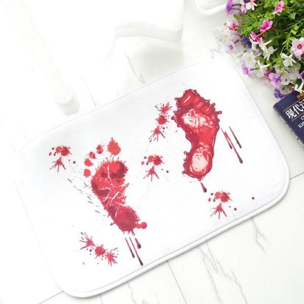 Bloody Halloween Water-Reactive Bath Mat