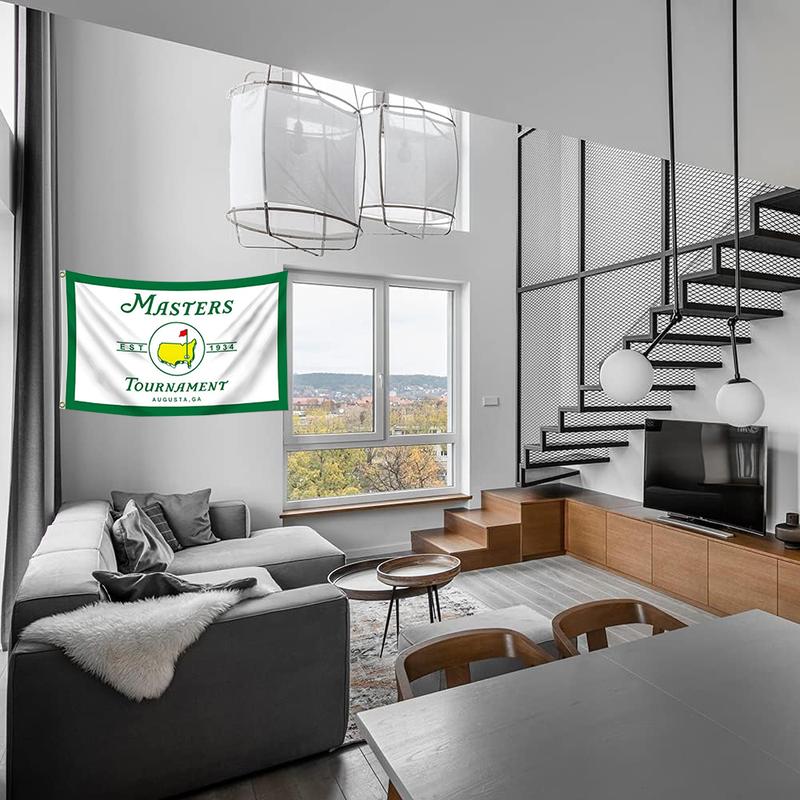 Master Flag 3x5ft for Master Golf Flag Funny Man Cave Wall Master Golf Banner for Room Indoor Outdoor Bedroom and College Dorm Decoration