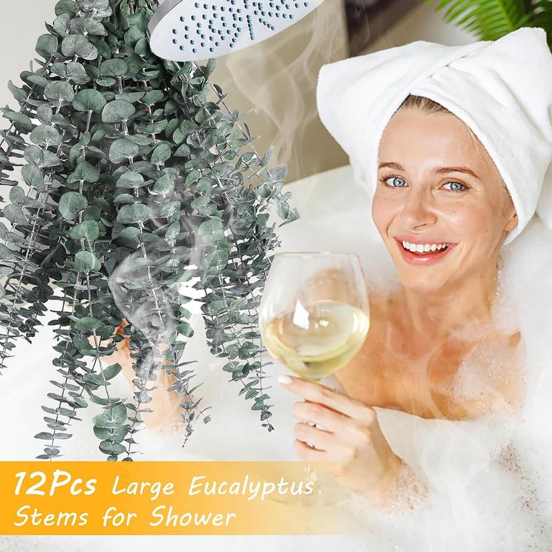 12 PCS Dried Eucalyptus Bundle for Shower - 17