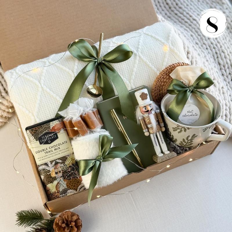 Hug In A Box, Encouragement Gift, Mom Gift Set, Hygee Gift Box, Thinking Of You Box, Cozy Care Package, Self Care Basket, Blanket Gift Box