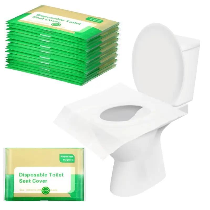 Disposable Toilet Seat Cover, 30pcs set Portable Disposable Toilet Seat Cover, Bathroom Supplies for Home and Hotel, Easy to Use Product