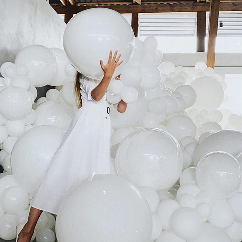 18 Inch Solid Color Party Balloon, 10pcs Latex Balloon for Wedding & Party & Anniversary, Atmosphere Scene Layout Decoration Supplies for Home Decor