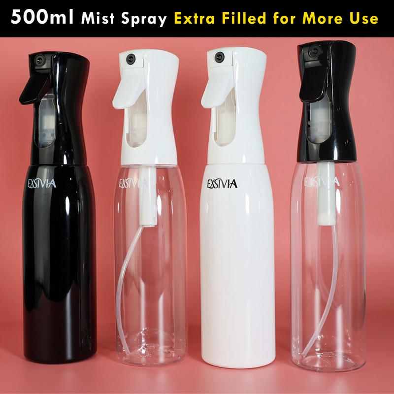 500ml Hairdressing Spray Bottle, Summer Gifts, Heatless spray bottle, Empty Hairdresser Spray Bottle, Water Mist sprayer,   Organiser