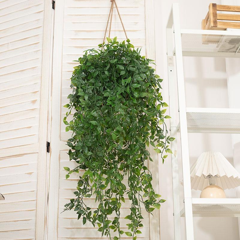 Artificial Ivy Leaf, 1 Count Fake Hanging Plant, Fake Flower Vine, Decorative Plant for Home Living Room Bedroom Dining Room Wedding Party