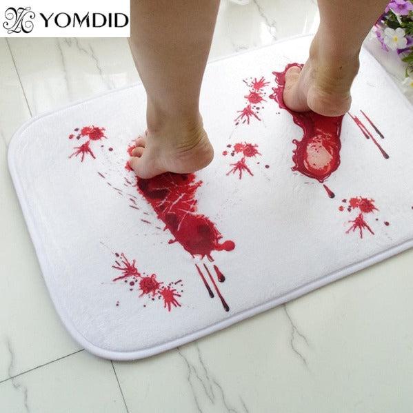 Bloody Halloween Water-Reactive Bath Mat