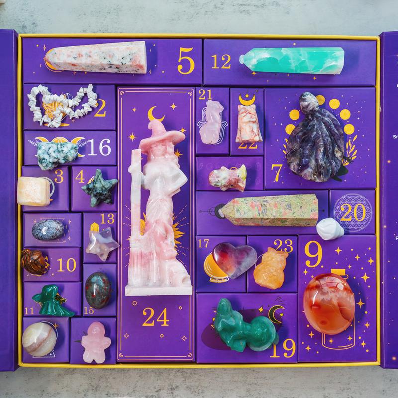 Crystal Halloween Countdown Gift Box – Exciting Treats and Surprises for a Frightfully Fun Celebration Adventure Christmas 2024 ornament