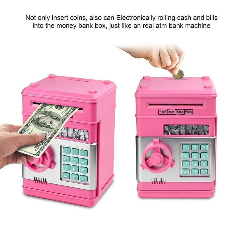 Cartoon Password Money Box, 1 Count Household Piggy Bank, Electronic Coin Money Box, Cool Gift (Batteries Powered, Batteries Not Included)