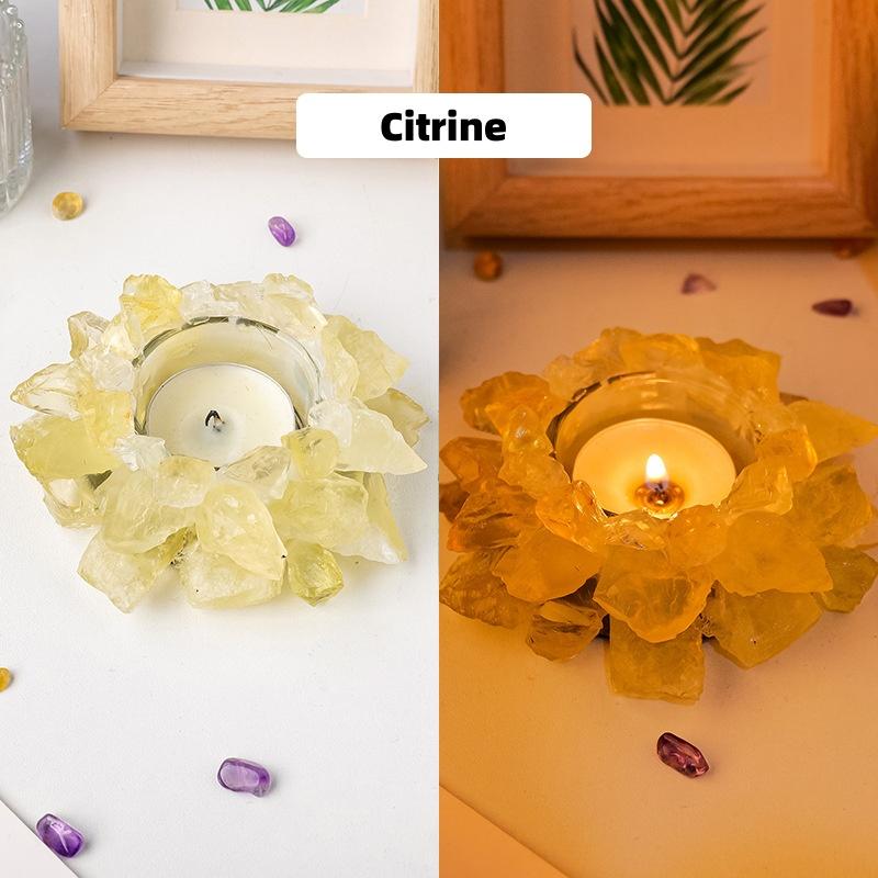 Radiant Beauty Illuminating Your Space - Crystal Candle Holder - 10cm Diameter - Decor xmas gift