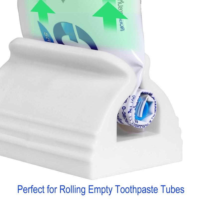 Toothpaste Squeezer, 1 2 4 Counts set Bathroom Toothpaste Tube Rollers, Toothpaste Dispenser, Rolling Toothpaste Holder for Home & Travel