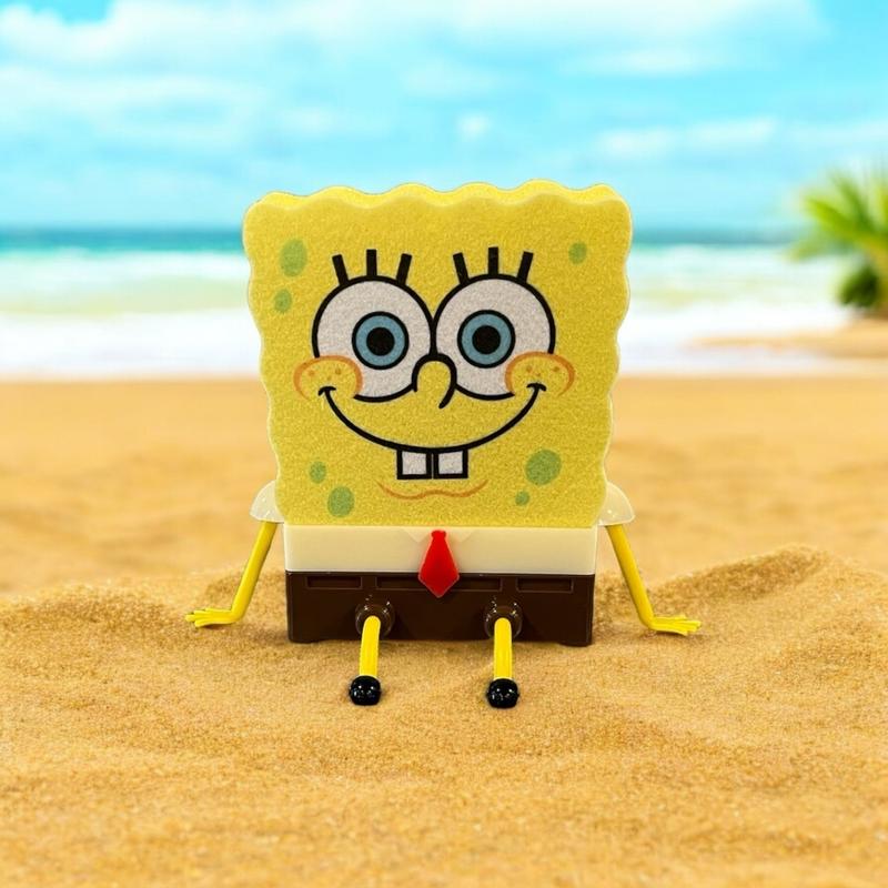 SpongeBob SquarePants Soap Dish Sponge and Holder Nickelodeon