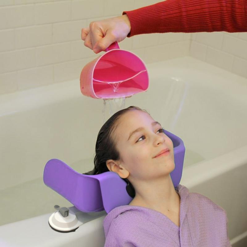 Shampoo Buddy Portable Hair Wash Basin for Kids Teens, Shampoo Bowl for Bathtub or Sink