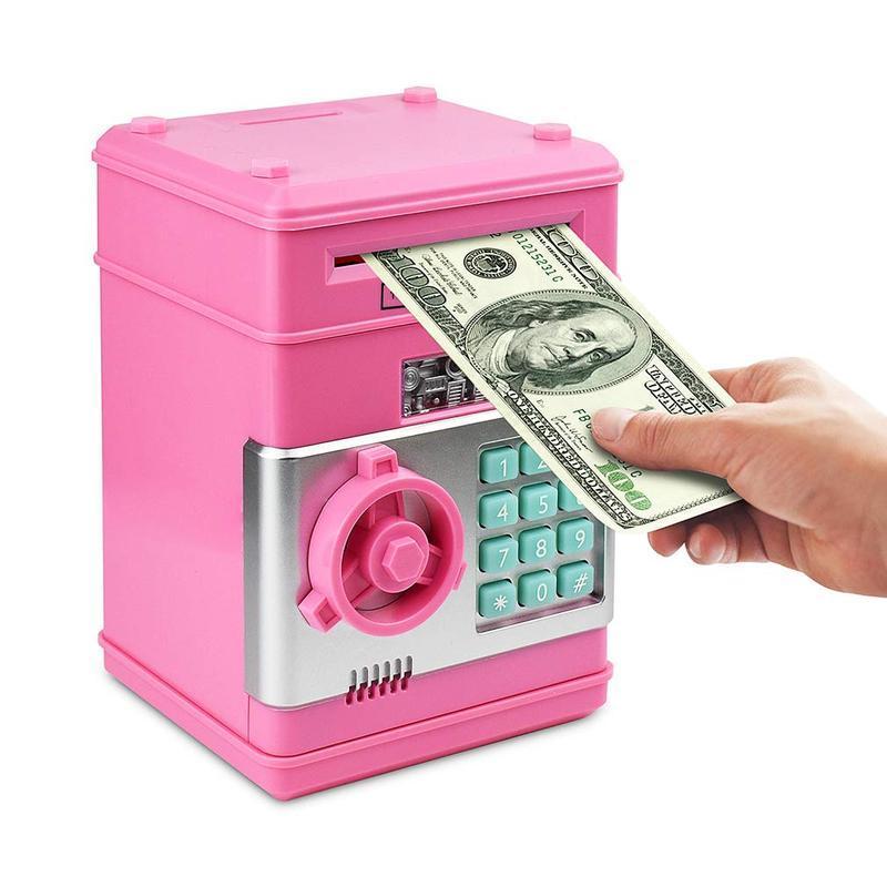 Cartoon Password Money Box, 1 Count Household Piggy Bank, Electronic Coin Money Box, Cool Gift (Batteries Powered, Batteries Not Included)