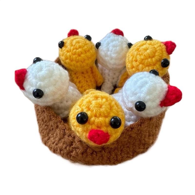 handmade crocheted ducks for decoration Decorative Ornaments Room Window