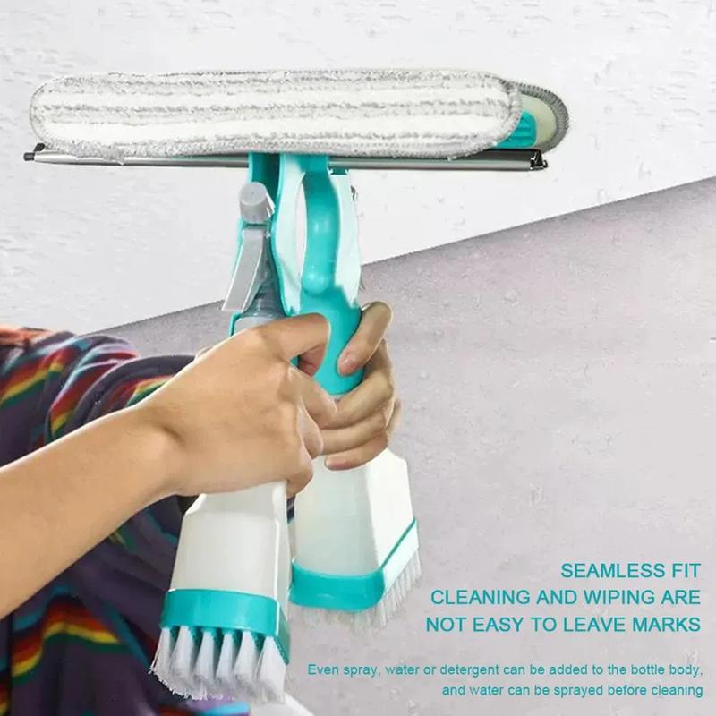 4 in 1 Cleaner Cleaning Kit - Easy Scratch Wipe Spray - Streak Free - Multi-Function Tool Cleaning Brush