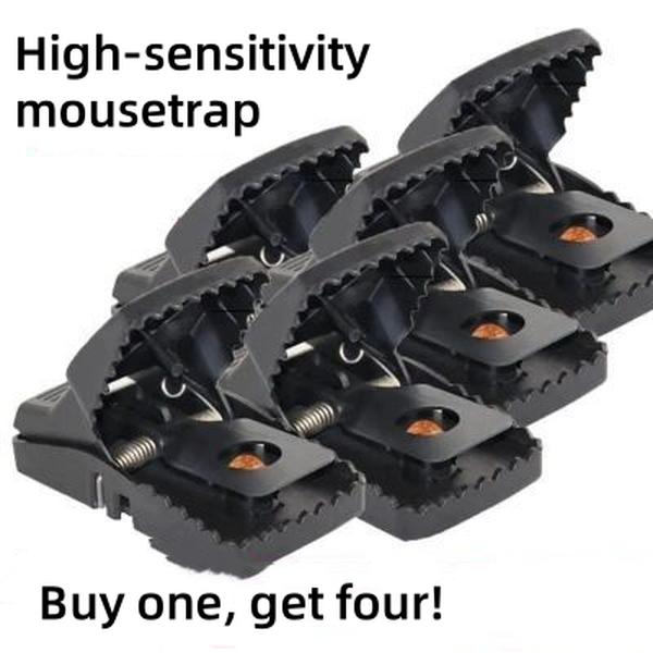 Order one and get four! This ultra-sensitive mouse trap is more effectivethan even a cat at catching mice!