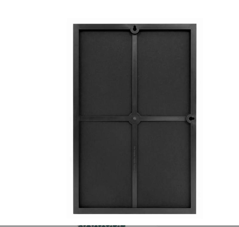 Mainstays 12x18 Front Loading Picture Frames, Black, Set of 3 Decor