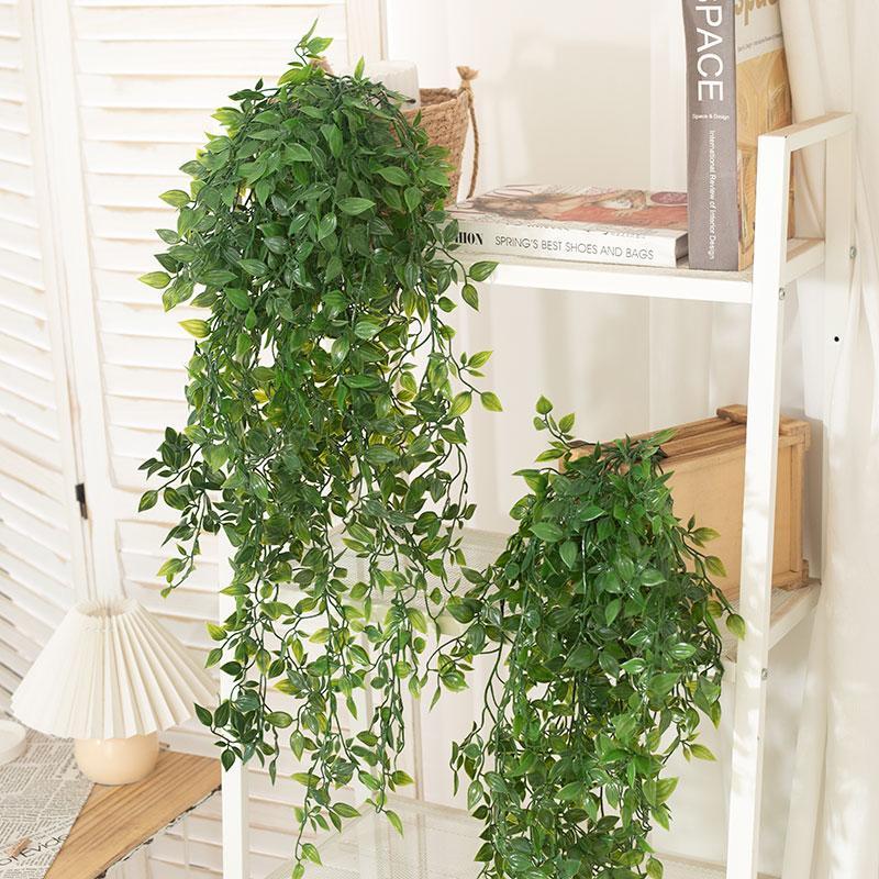 Artificial Ivy Leaf, 1 Count Fake Hanging Plant, Fake Flower Vine, Decorative Plant for Home Living Room Bedroom Dining Room Wedding Party