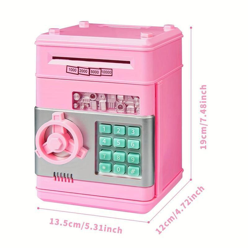 Cartoon Password Money Box, 1 Count Household Piggy Bank, Electronic Coin Money Box, Cool Gift (Batteries Powered, Batteries Not Included)