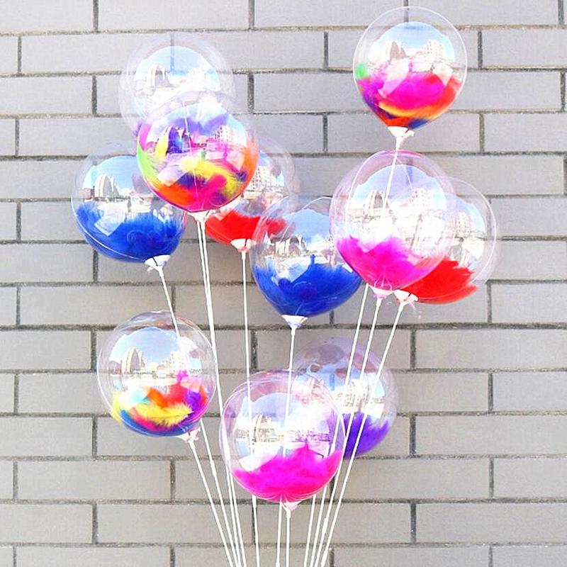 25  Clear Bobo Balloons 12 inches Transparent Bubble Balloon for Light Up LED Balloons,Christmas, Party Events, Wedding, Anniversary, Indoor and Outdoor Decoration, Birthdays (12 inch)