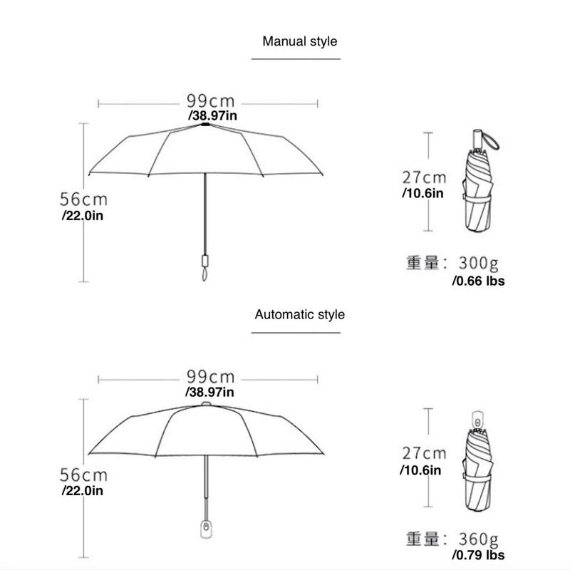 Stained Glass Pattern Folding Umbrella, 1 Count Creative Colorful Umbrella, Automatic Style Umbrella for Women & Men, Party & Festive Decoration Supplies