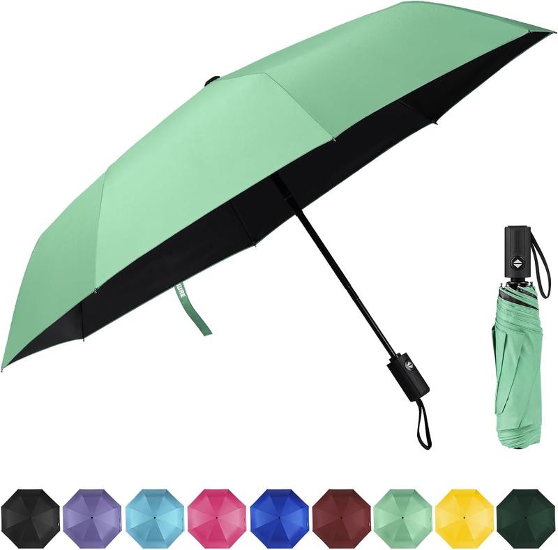 Windproof Travel Umbrella, Automatic Umbrellas for Rain, Portable & Compact Umbrella for Backpack, Sun Umbrella for Walking, Folding Small Umbrella for , Lightweight  UV Protection