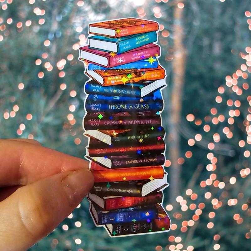 Sarah J Maas Bookstack Sticker Decor Decorative