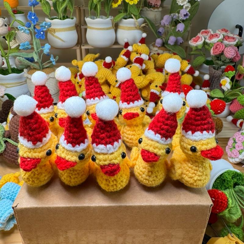 handmade crocheted ducks for decoration Decorative Ornaments Room Window