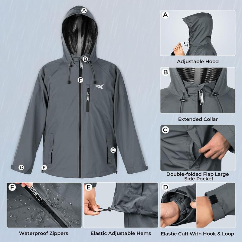 HydroSense Essential  Rain Suit for Men and Women, Lightweight, Durable Outdoor Gear for Fishing, Hiking