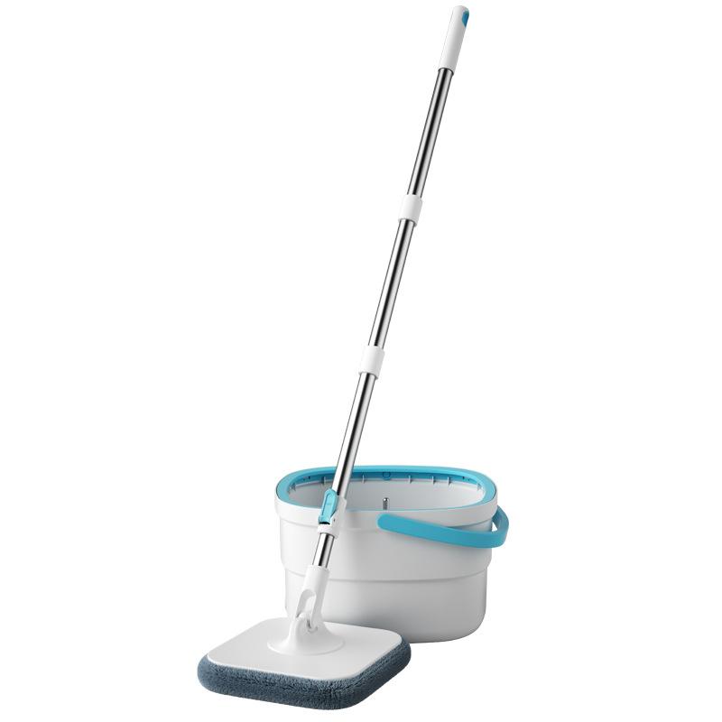 Hands-free hand washing and bucket suit, household rotating floor mop, lazy mop, dedusting mop, wet and dry, kitchen bathroom floor, cleaning supplies, cleaning tools, Christmas product