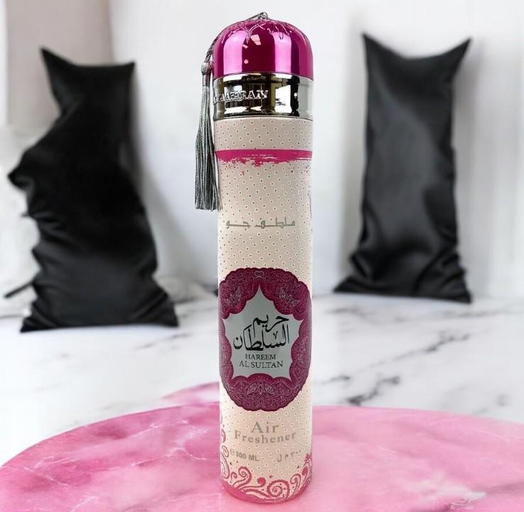 Ard Al Zaafaran | Hareem Al Sultan Air Freshener - 300ML Spray - Red Apples - Dark Chocolate Fragrance Aroma Bottle