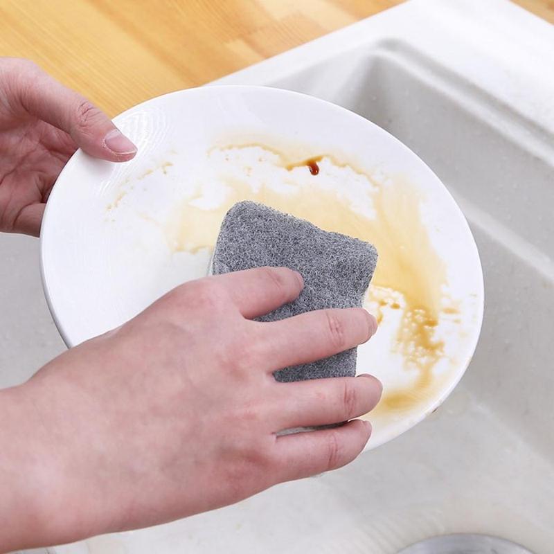 Double-sided Dishwashing Sponge, 1 Set Kitchen Strong Decontamination Sponge, Household Cleaning Tool for Kitchen Bathroom