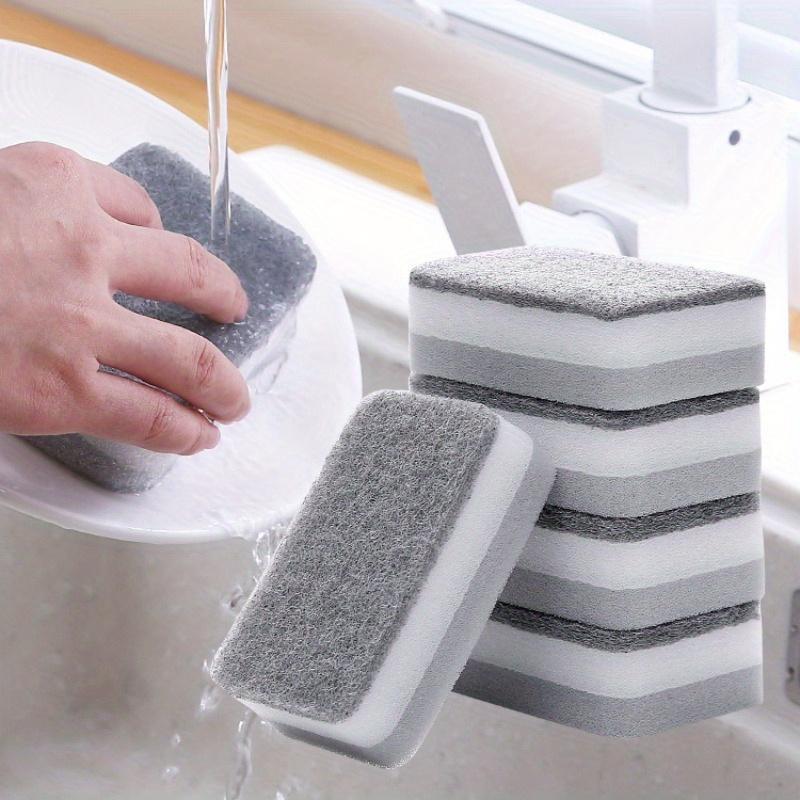 Double-sided Cleaning Sponge, Dishwashing Sponge, Household Cleaning Sponge, Kitchen Cleaning Tool for Dish, Pot, Pan