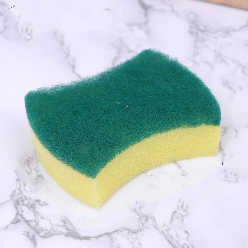 Double-sided Dishwashing Sponge, 1 Set Kitchen Strong Decontamination Sponge, Household Cleaning Tool for Kitchen Bathroom