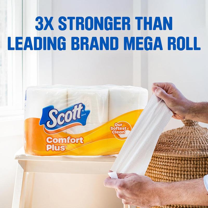 12 Double Rolls, 231 Sheets per Roll, Septic-Safe, 1-Ply Toilet Tissue Bath Wipes Bath Wipes