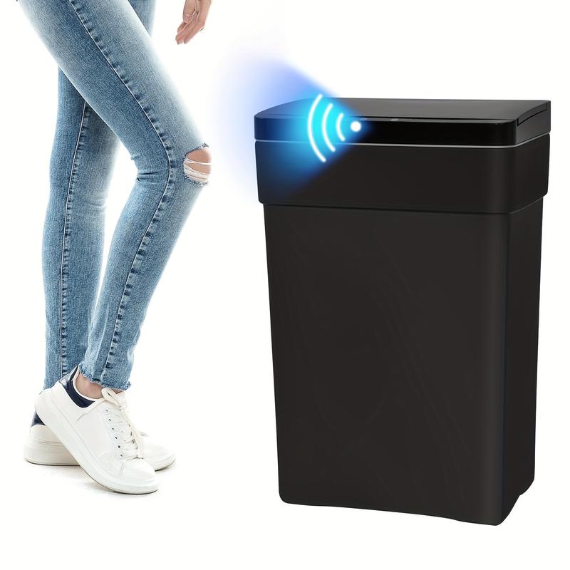 13 Gallon Trash Can Kitchen,Automatic Garbage Can Waste Bin,Contactless Bedroom Bathroom with Lid Large Capacity Trash Bin Home Office 50 Liters